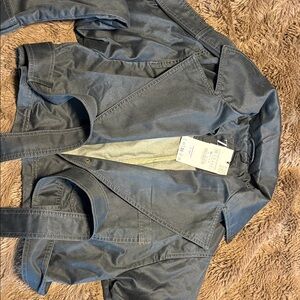 Zara women Charcoal Trench Coat